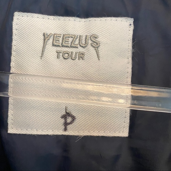 Kanye West X Yeezy Tour Bomber Jacket Navy with Cross EUC/Like New Unisex: Large - Picture 8 of 16